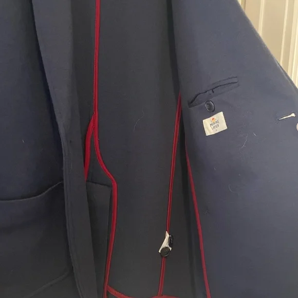 Marine Layer New Men's Navy Blazer - Picture 2 of 3